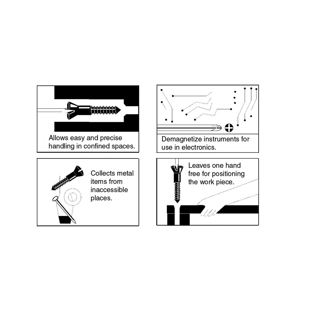 Wiha 40010 | Magnetizer Demagnetizer , Black - Image 2