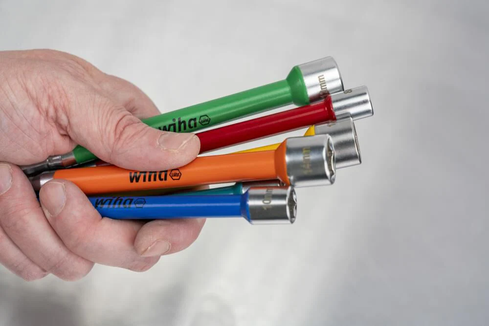 Wiha 70487 6 Piece Color Coded Magnetic Nut Setter Metric Set - Image 4