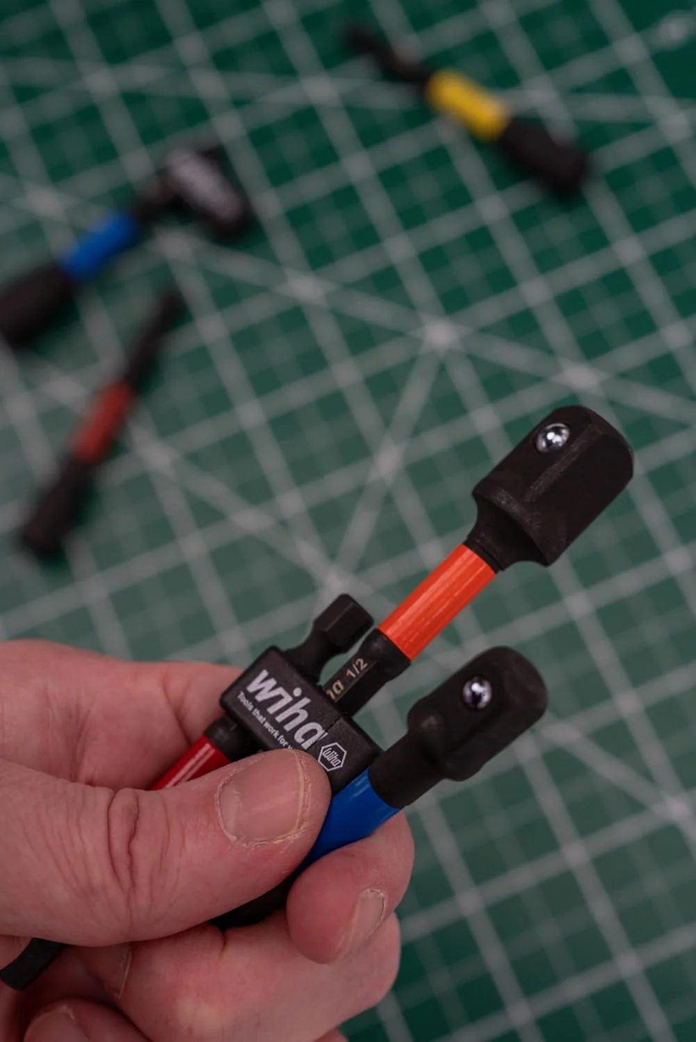 Wiha 70488 3 Piece Color Coded Socket Adapters - Image 4