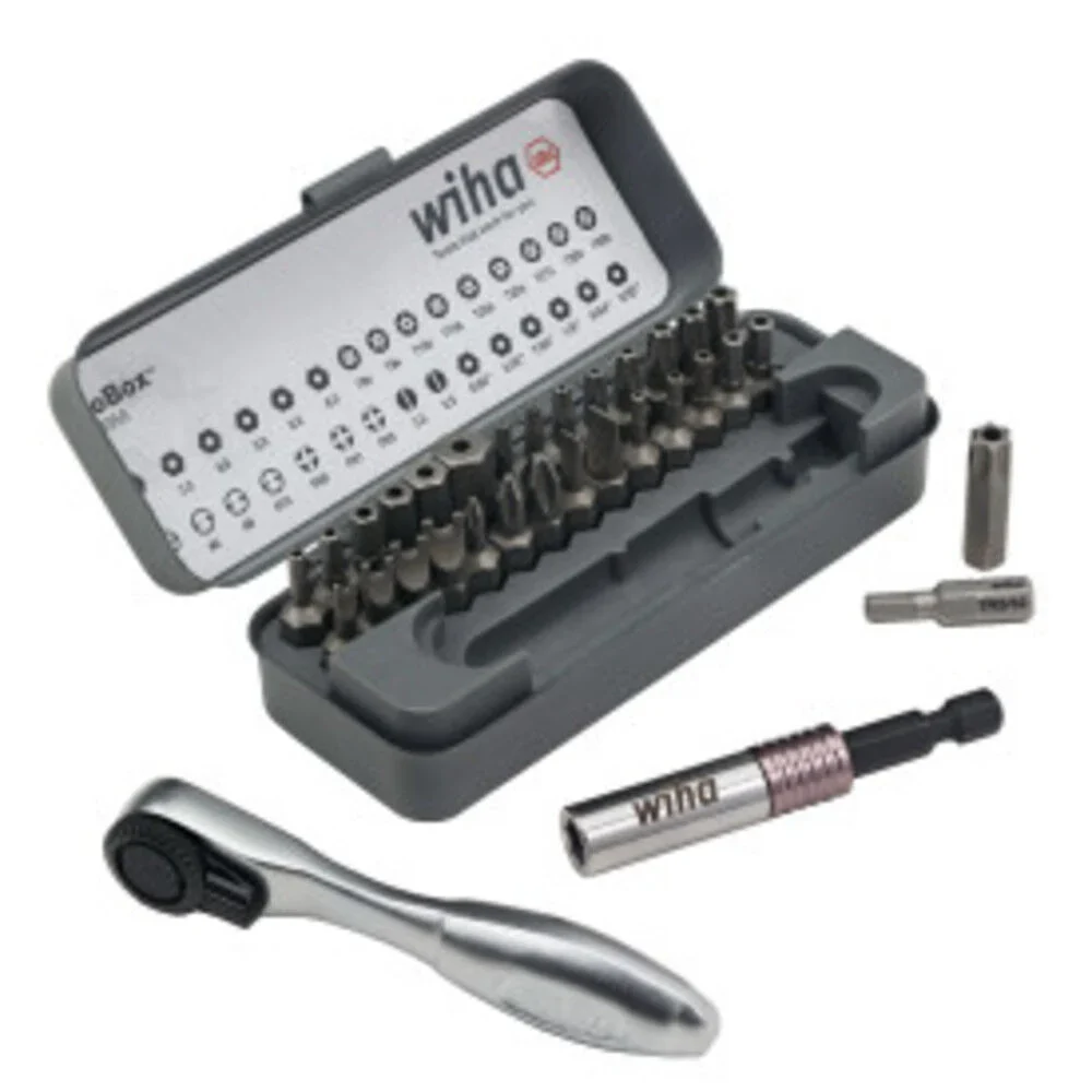 Wiha 74958 32 Piece GoBox Security Bit Set with Mini Ratchet - Image 3
