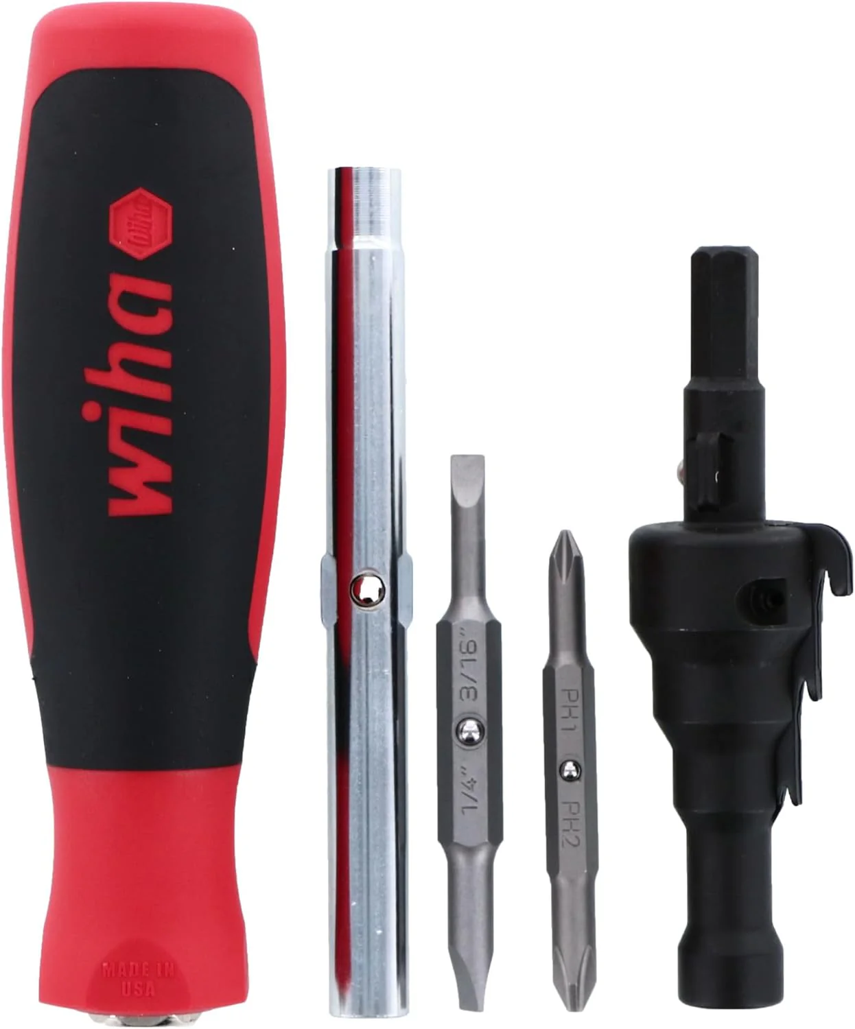 Wiha 77892 SoftFinish Conduit Reamer and 6inOne Multi-Driver Combo - Image 2