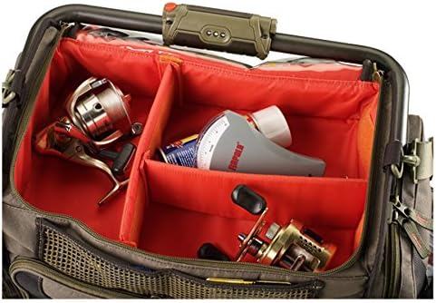 Wild River by CLC Custom Leathercraft WT3702 Tackle Tek Frontier Lighted Handle Bar Fishing Tackle Bag, 5 PT3700 Trays - Image 8