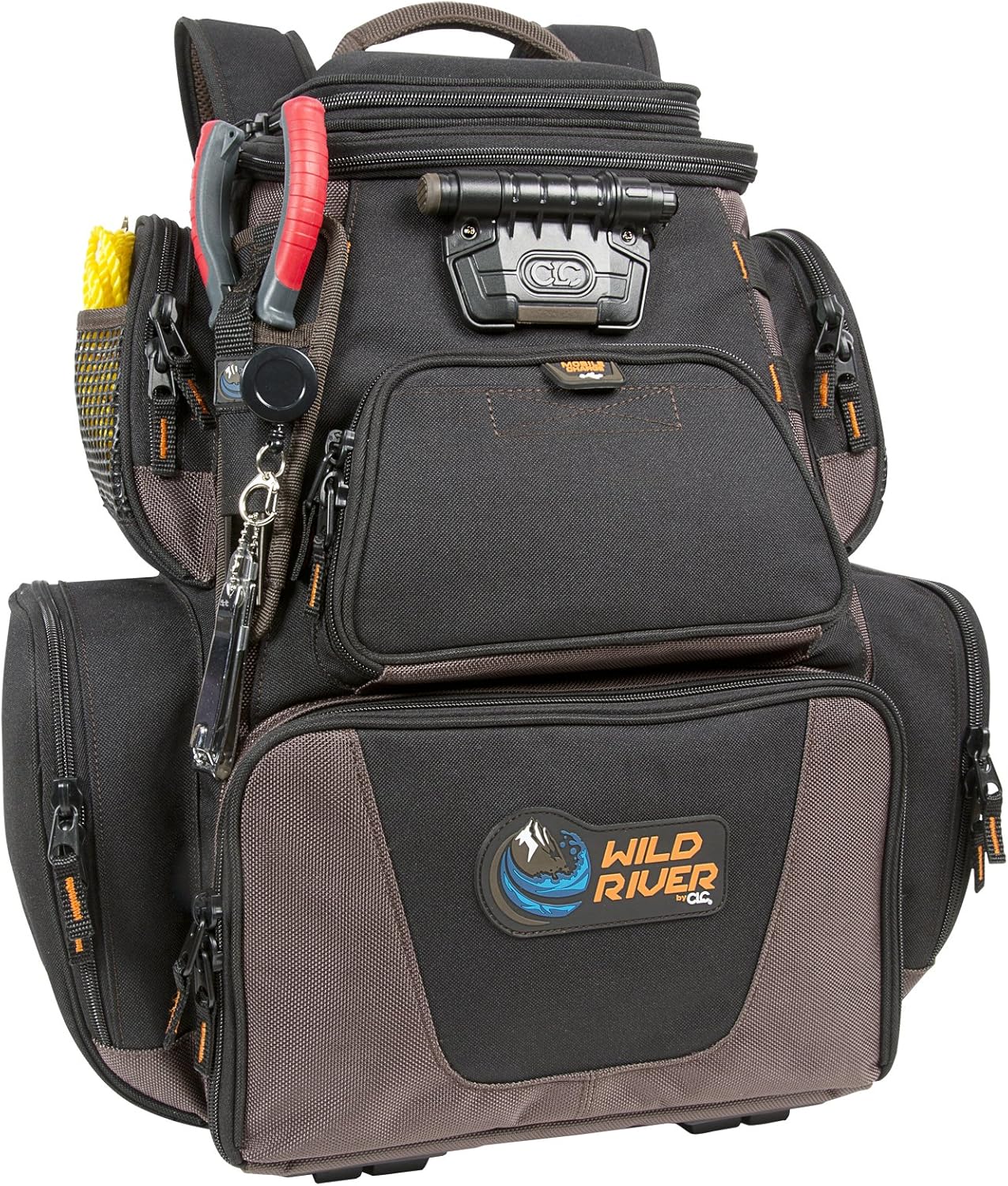 Wild River Nomad by CLC WT3605 Tackle Tek Nomad XP Lighted Backpack with USB Charging System , White,Black - Image 2
