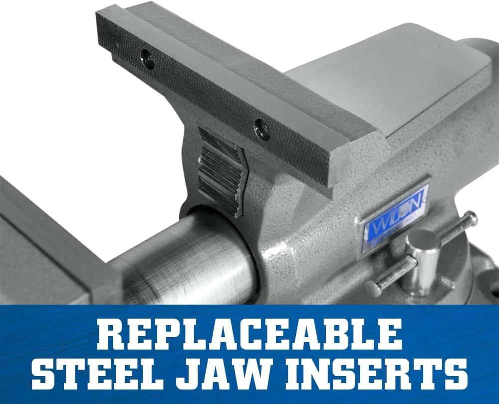 Wilton Mechanics Pro Bench Vise, 8" Jaw Width, 8-1/2" Jaw Opening, 4-1/2" Throat (Model 880M) - Image 4