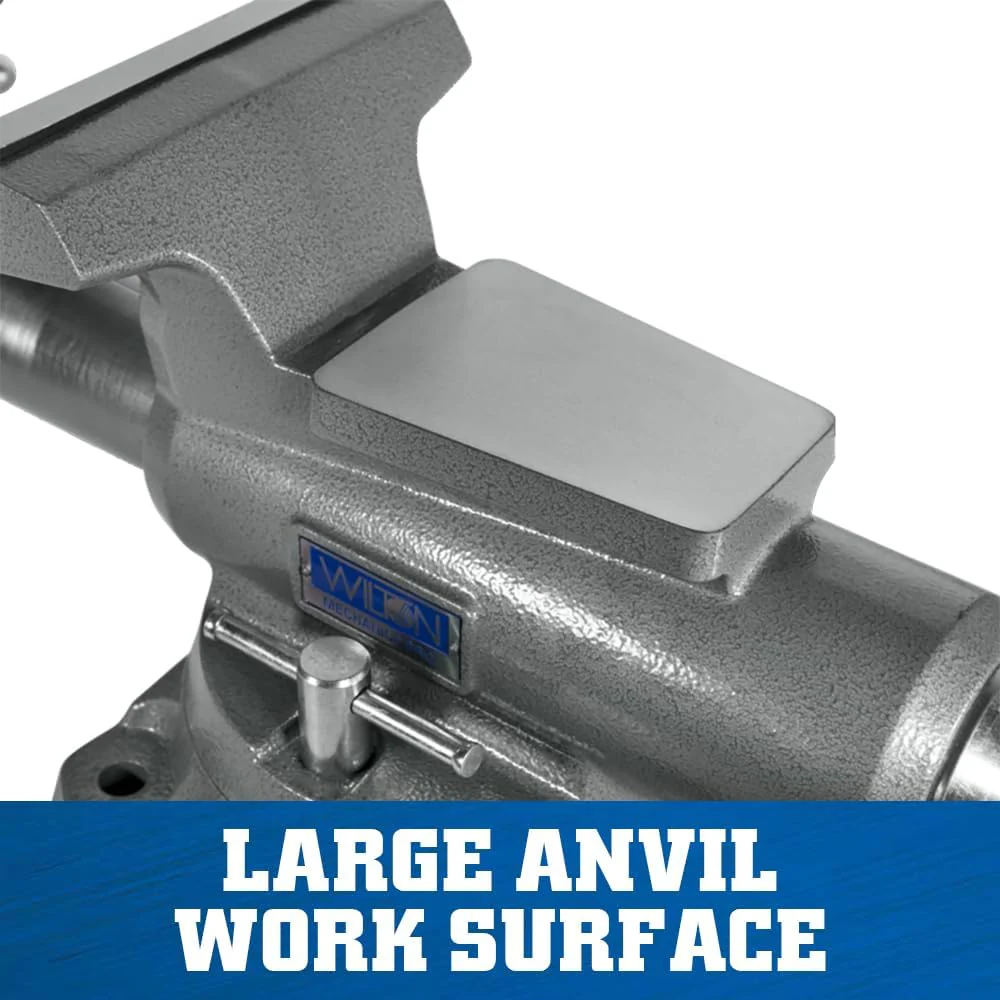 Wilton Mechanics Pro Bench Vise, 8" Jaw Width, 8-1/2" Jaw Opening, 4-1/2" Throat (Model 880M) - Image 5