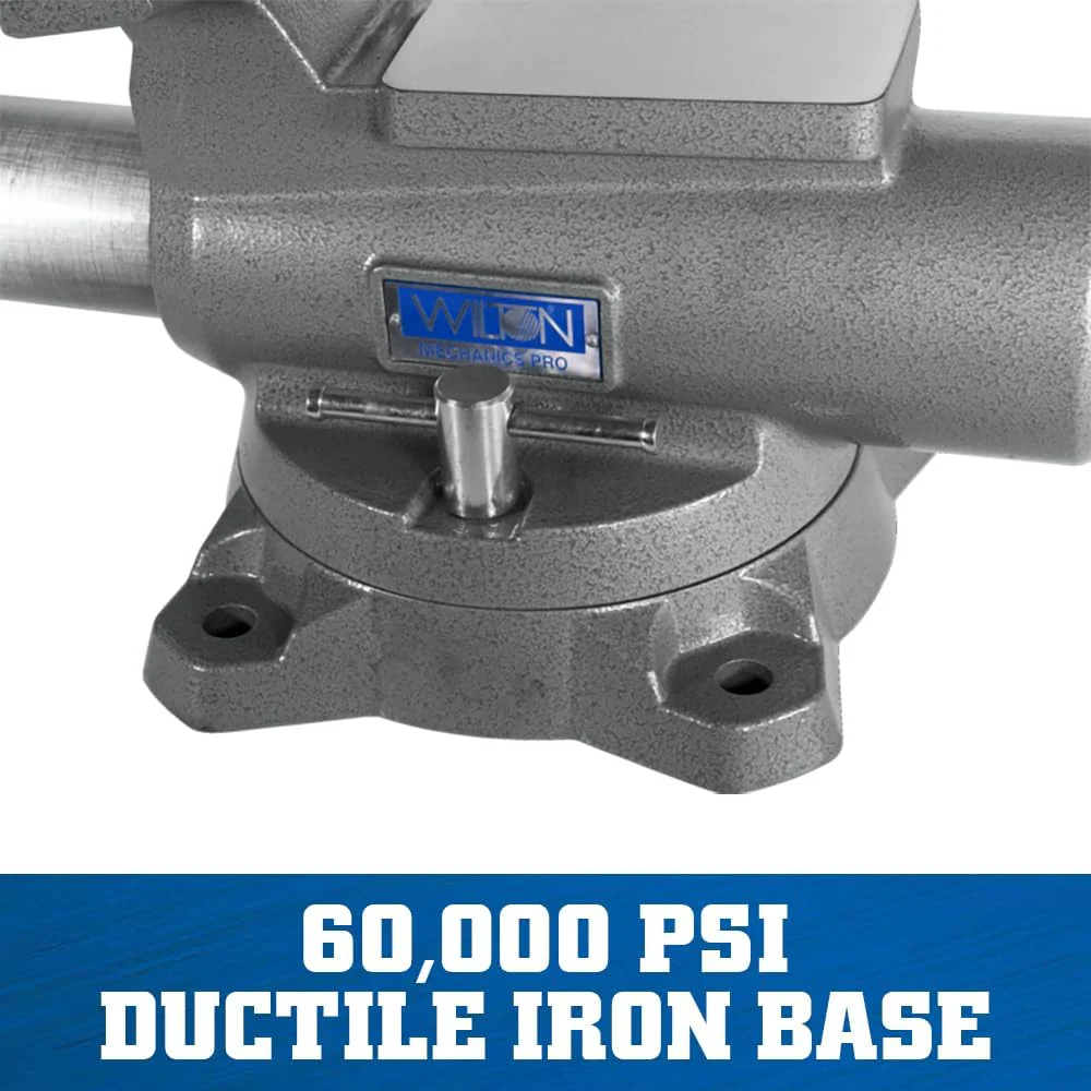 Wilton Mechanics Pro Bench Vise, 8" Jaw Width, 8-1/2" Jaw Opening, 4-1/2" Throat (Model 880M) - Image 7