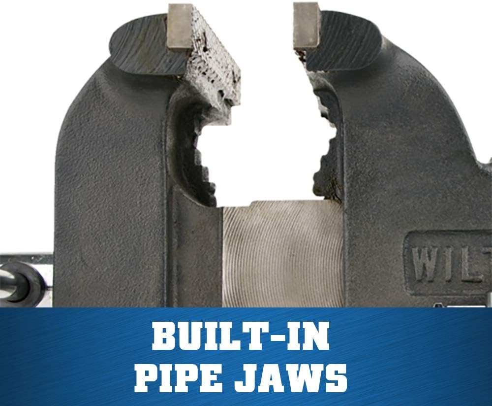 Wilton Shop Bench Vise, 6" Jaw Width, 6" Max Jaw Opening, 3-1/2" Throat (Model WS6) - Image 4