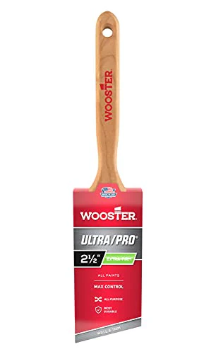 Wooster Brush 4153-2 1/2 Ultra/Pro Extra-Firm Lindbeck Angle Sash Paintbrush, 2-1/2" XFirm ANG Brush, 2.5 Inch - Image 3