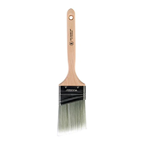 Wooster Brush 5221-2 1/2 5221-2-1/2 Tip Angle Sash Paintbrush, 2-1/2-Inch, 2-1/2 Inch, White,Silver