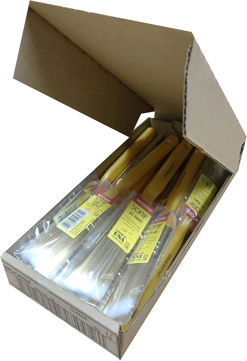 Wooster Brush Q3208-1 Softip Angle Sash Paintbrush, Pack of 12 - Image 2