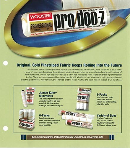 Wooster Brush RR723-9 Pro/Doo-Z Roller Cover 3/8-Inch Nap, 9-Inch - Image 3