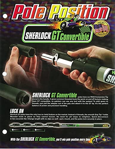 Wooster Brush SR090 Sherlock GT Convertible Extension Pole, 2-4 feet (New - 2-4 Feet) - Image 2
