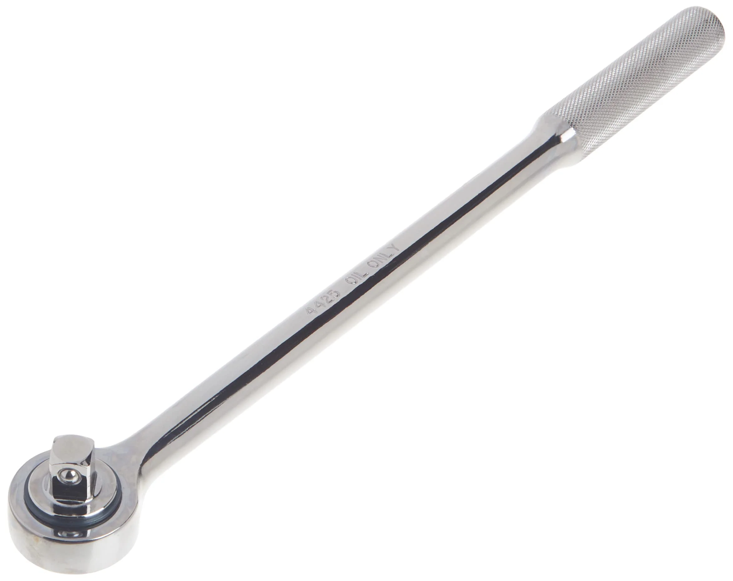 Wright Tool 4425 Long Knurled Grip Ratchet Double Pawl,Silver - Image 3