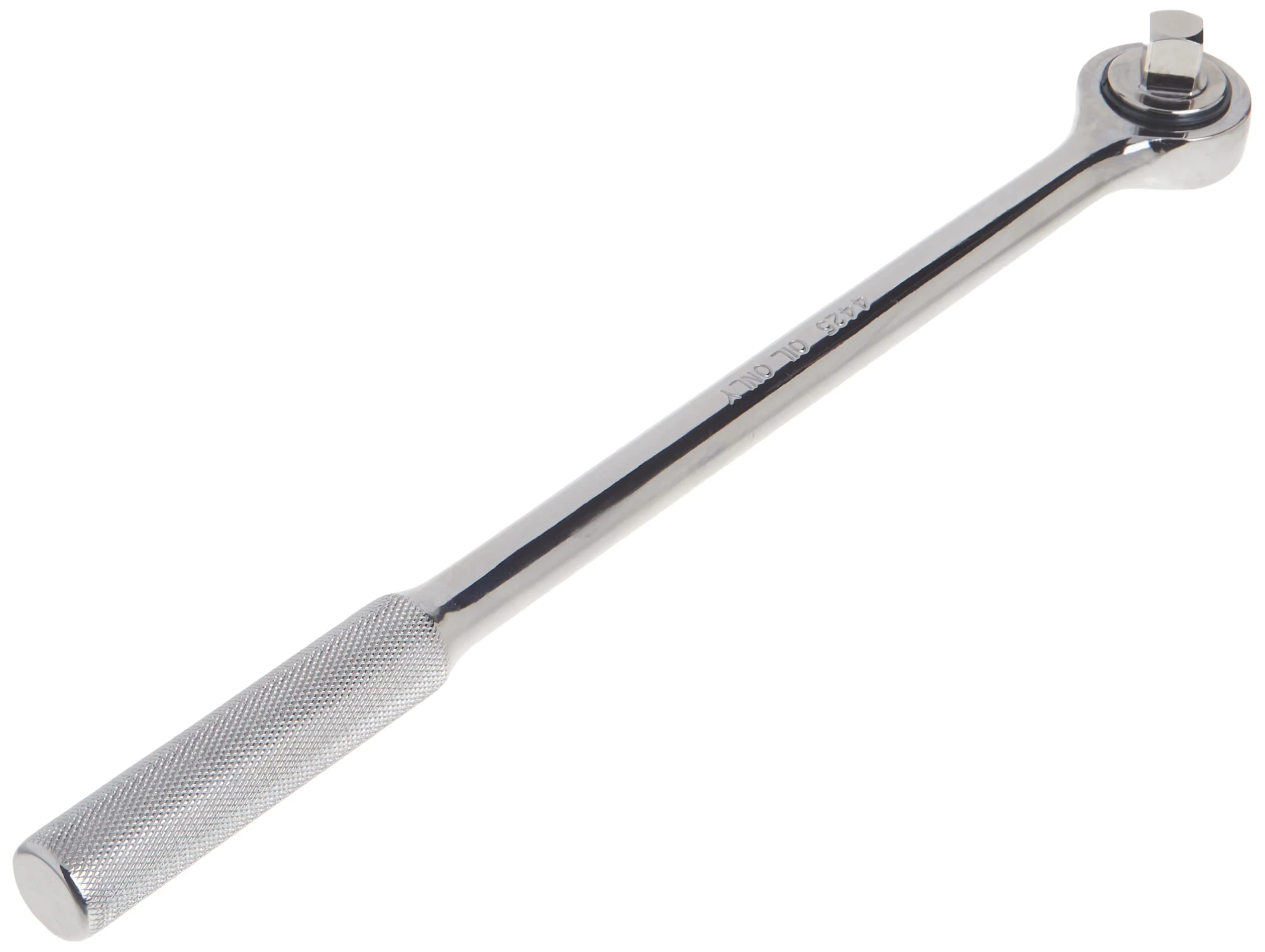 Wright Tool 4425 Long Knurled Grip Ratchet Double Pawl,Silver - Image 4