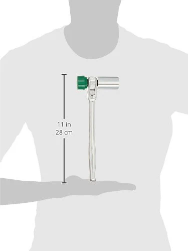 Wright Tool #4482 Pear Head Contour Handle Scaffold Wrench Soft Face Hammer Head Single Pawl, Silver - Image 3